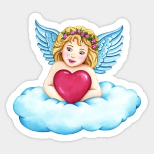 Sweet Valentines Heart Sticker